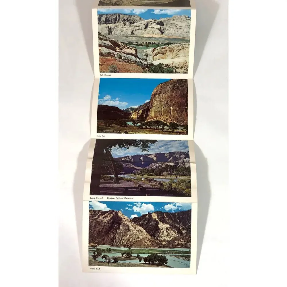 Dinosaur National Monument Photo Book Mail Vintage 1970s Utah-Colorado Postcard